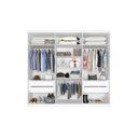 Ver imagem 3 de Guarda Roupa Casal Evidence Plus 6 Portas de Bater 4 Gavetas Branco/Absoluto