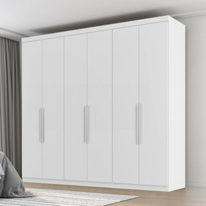 Guarda Roupa Casal 6 Portas 4 Gavetas Evidence Plus
