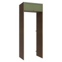 Ver imagem 1 de Porta-geladeira 83 Cm 1 Porta Basculante Rustic/verde Vik Madesa