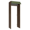 Ver imagem 5 de Porta-geladeira 83 Cm 1 Porta Basculante Rustic/verde Vik Madesa