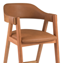 Ver imagem 6 de Banqueta Sofia com Detalhe no Braço Cappuccino