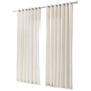 Cortina Translúcida Dohler Messina Natural 200x230cm Döhler