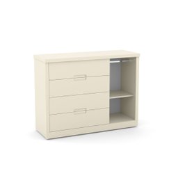 Cômoda com Porta e 4 Gavetas Tutto New Off White Matic - 2