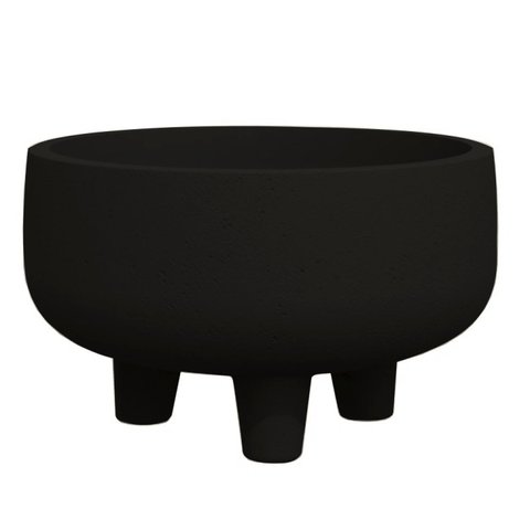 Vaso Redondo Rústico com Pés 45