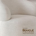 Ver imagem 4 de Conjunto 2 Poltronas Orgânica Atemporal Base Giratória Eloah Bouclé Italiano Off White