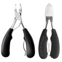 Ver imagem 6 de Alicate Cortador de Unha Curvo Aço Inox para Unhas Pé e Mão