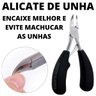 Alicate Cortador de Unha Curvo Aço Inox para Unhas Pé e Mão - 8