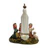 Imagem Nossa Senhora de Fátima com Três Pastorinhos Resina 7 Cm - 7