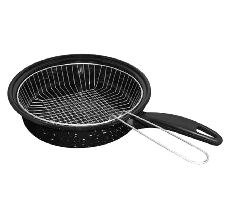 Frigideira Fritadeira Esmaltada 26 Cm Diâmetro 3 L com Cesto - 1