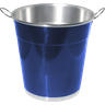 Balde Alumínio para Gelo 8 Litros Azul - 1