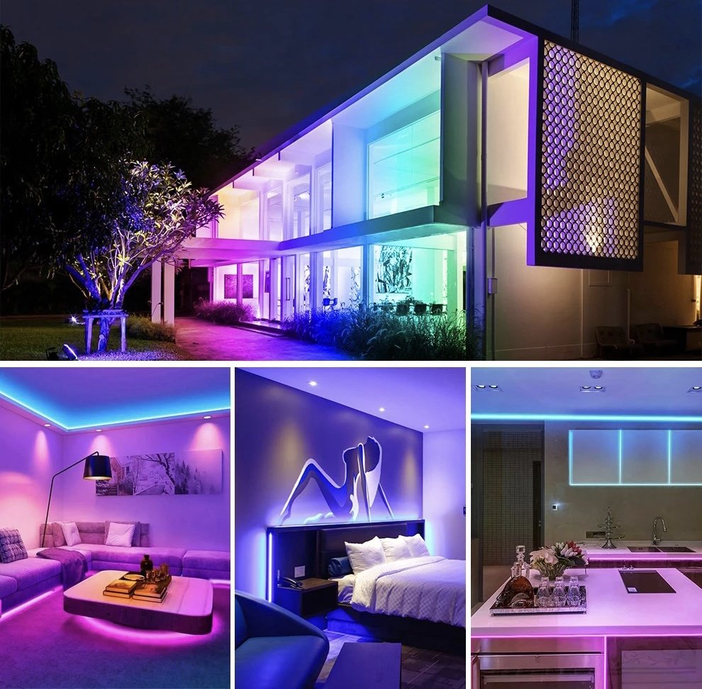 Fita Led Cob Rgb 18w/ Metro 810 Led Ip20 12v 5 Metros - 8