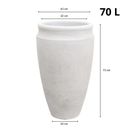 Ver imagem 3 de Vaso Decorativo 44 73cm 70 Litros Japi Preto/Macchiato