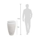 Ver imagem 4 de Vaso Decorativo 44 73cm 70 Litros Japi Preto/Macchiato