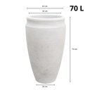 Ver imagem 3 de Vaso Decorativo 44  73cm 70 Litros Japi