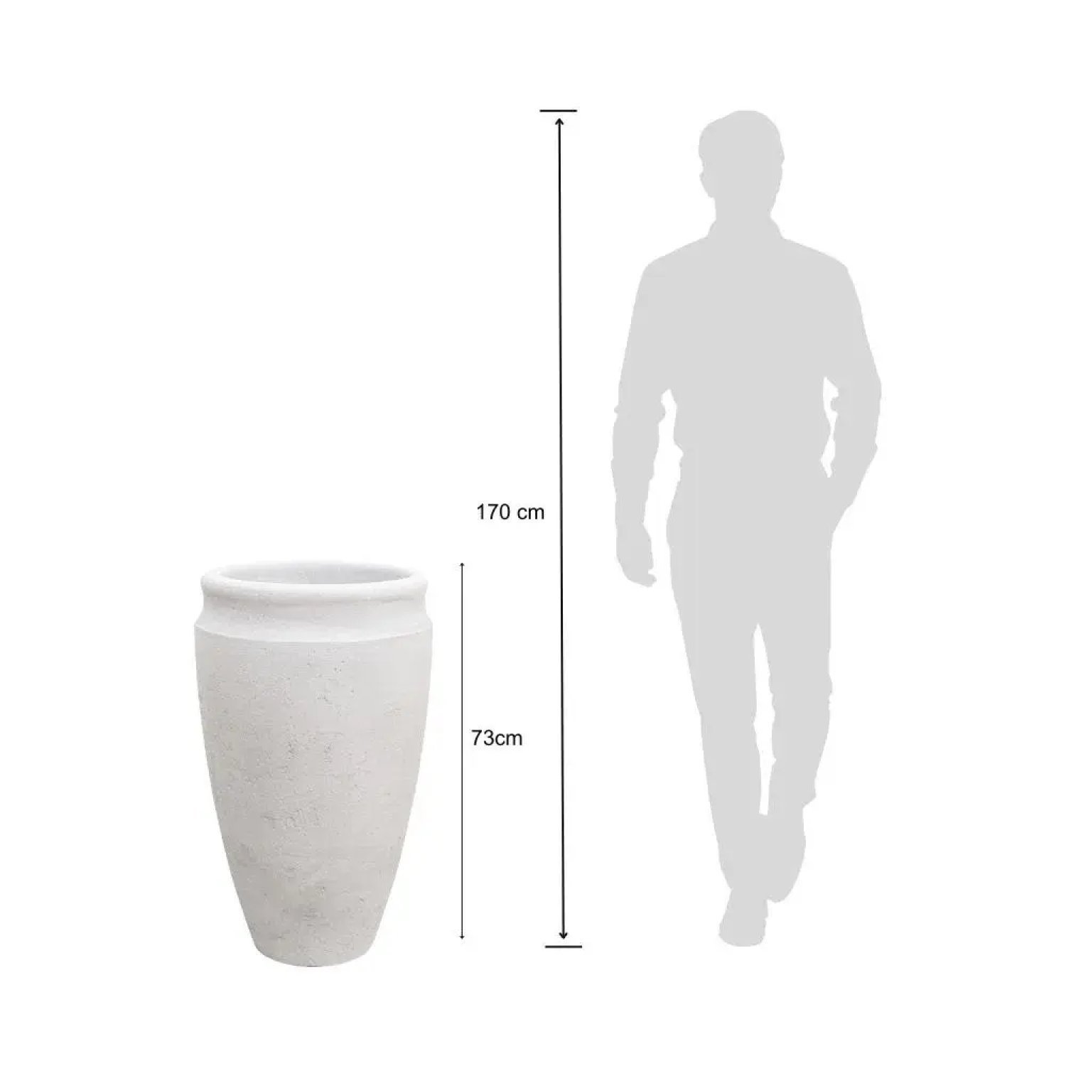 Vaso Decorativo 44  73cm 70 Litros Japi - 4