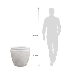 Vaso Decorativo 55 51,5cm 75 Litros Japi - 4