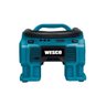 Compressor de Ar Portátil a Bateria 18v com 3 Bicos Wesco - 1