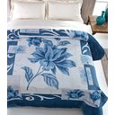 Ver imagem 1 de Cobertor Jolitex Casal Antialergico Kyor Plus - Estampas Desenho do Tecido:malbec Azul