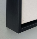 Ver imagem 2 de Quadro Decorativo Animais Metade da Cara do Leão com Fundo Preto