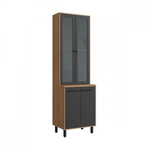 Balcão de Cozinha Havana - Mdp 2 Portas e 4 Prateleiras - Casamia