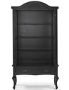 Ver imagem 2 de Cristaleira Versalhes 2 Portas e 1 Gaveta Cor Preto 192 Cm - 63700