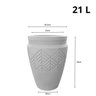 Vaso Tribo Cilíndrico 32 Japi - 3