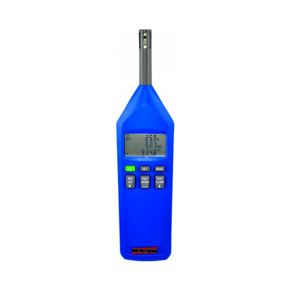 Termo Higrômetro Barômetro Digital Temperatura -40 A 100C Multi Funções Thb-100 Portátil Com Estojo - 1