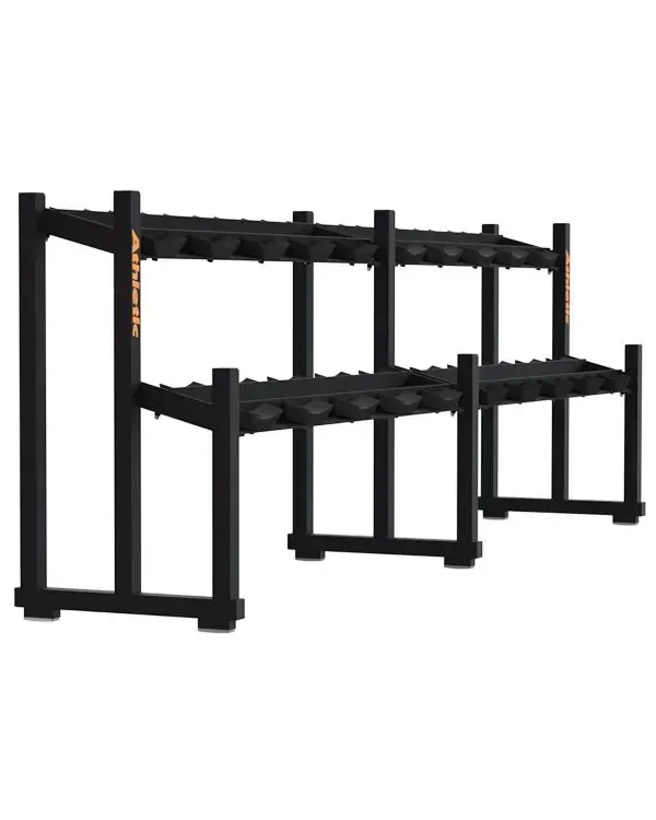 Suporte de Dumbbell Capacidade 10 Pares com Apoio