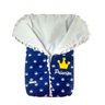 Saco de Dormir Porta Bebê com Ziper Coroa Príncipe - 2