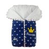 Saco de Dormir Porta Bebê com Ziper Coroa Príncipe - 1