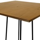 Ver imagem 4 de Mesa Alta Bistrô Gabi Metal - Tampo 80x80 Laminado Cinamomo