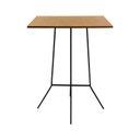 Ver imagem 3 de Mesa Alta Bistrô Gabi Metal - Tampo 80x80 Laminado Cinamomo