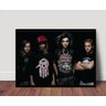 Lindo Quadro Poster com Moldura Tokio Hotel P1901 - 1