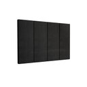 Ver imagem 3 de Painel Cama Box Valence 0,90 Tecido Suede Cor Preto - Comprar Moveis em Casa