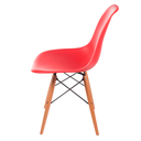 Ver imagem 3 de Cadeira para Cozinha Sala de Jantar Quarto Charles Eames Eiffel 130ppp Vermelho