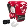 Kit Boxe Luva Pretorian Elite Training 14OZ Bucal e Bandagem - Vermelho - 3