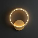 Ver imagem 3 de Arandela Aro Dourado Fosco 22cm Led 14w 3000k Bivolt 16471-pl