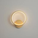 Ver imagem 4 de Arandela Aro Dourado Fosco 22cm Led 14w 3000k Bivolt 16471-pl