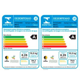 Lava e Seca 10,5kg Midea Healthguard Titanium Conectada Mf200d105wb/gk-01 - 127v - 9