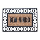 Ver imagem 1 de Capacho Borracha Frame e Fibra de Coco 60x40cm - Frame Circulos