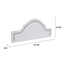 Ver imagem 3 de Cabeceira Queen Estofada para Cama Box Provençal Luxo com Tachas 160x60cm Branco