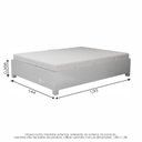 Ver imagem 3 de Cama Casal 144CMX193CMX36,6cm Paula Branco