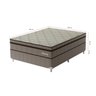 Cama Box Viúva  Molas Ensacadas Supreme 128x188x60 - 3