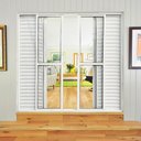 Ver imagem 2 de Porta Balcão de Alumínio 6 Folhas 210 X 180cm com Fechadura Linha 25 Esquadrias Bergamo