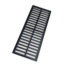 Ver imagem 2 de Ralo Área Externa 15x50 Alumínio Preto Fosco com Tela