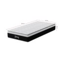 Ver imagem 2 de Colchão Solteirão Molas Ensacadas Gemini 96x203x26 Montreal