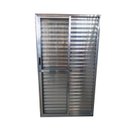 Ver imagem 2 de Porta Balcão de Alumínio 3 Folhas 210 x 150cm com Fechadura Linha 25 Esquadrias Bergamo