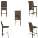 Ver imagem 5 de Mesa Bistro e 4 Banquetas Roma Fendi Corda Náutica 13 Trama Original
