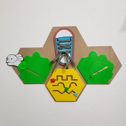 Brinquedo Educativo Sensorial Colmeia (diversos Modelos):círcuito - 3