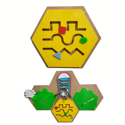 Brinquedo Educativo Sensorial Colmeia (diversos Modelos):círcuito - 2